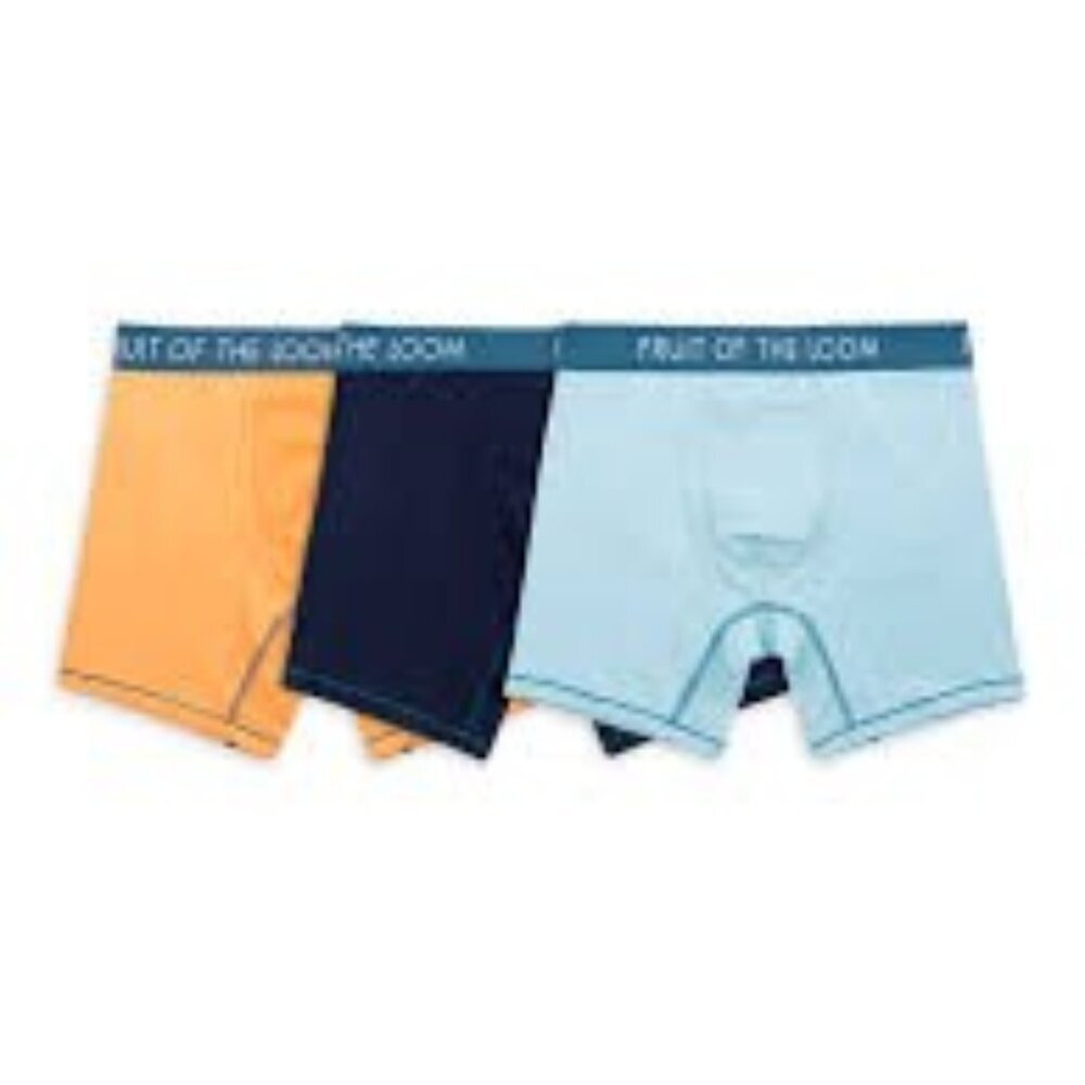 Fruit Of The Loom Men's Getaway Collection Boxer Briefs 3 Pack XL NEW - Picture 2 of 3